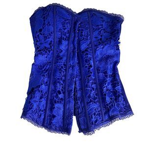#8160 LYDIA ROYAL BLUE WOMAN CORSETT SIZE M
